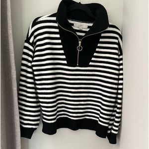 Black and white Loft sweater, size S sweater.